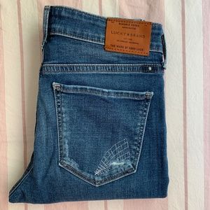 Lucky Brand Embroidered Ava Skinnies